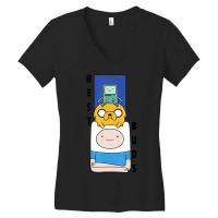 Cn Adventure Time Finn Jake Bmo Best Buds Women's V-neck T-shirt | Artistshot