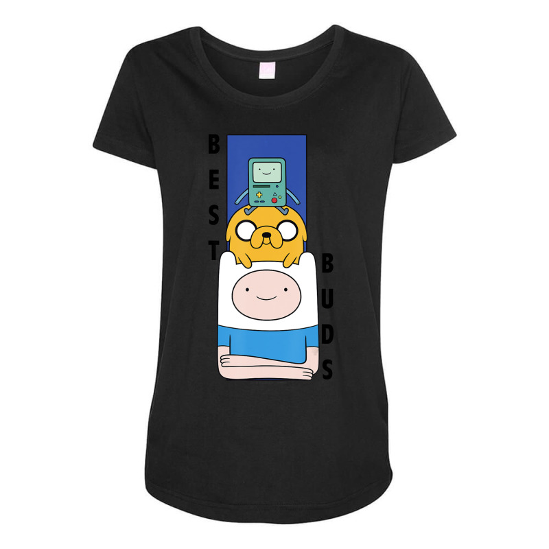 Cn Adventure Time Finn Jake Bmo Best Buds Maternity Scoop Neck T-shirt by Kanmopsuk45 | Artistshot