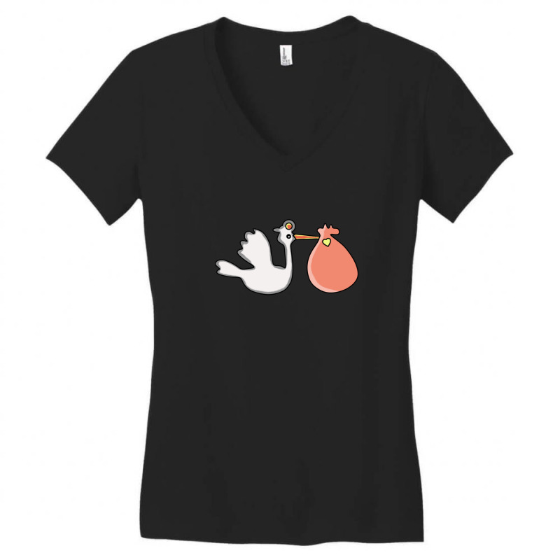 Eating Pelicant Cartoon Animals Causes Pandemics T-shirts Collection W Women's V-Neck T-Shirt by KennethSteele | Artistshot