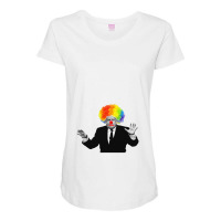 Boris Johnson Clown Maternity Scoop Neck T-shirt | Artistshot