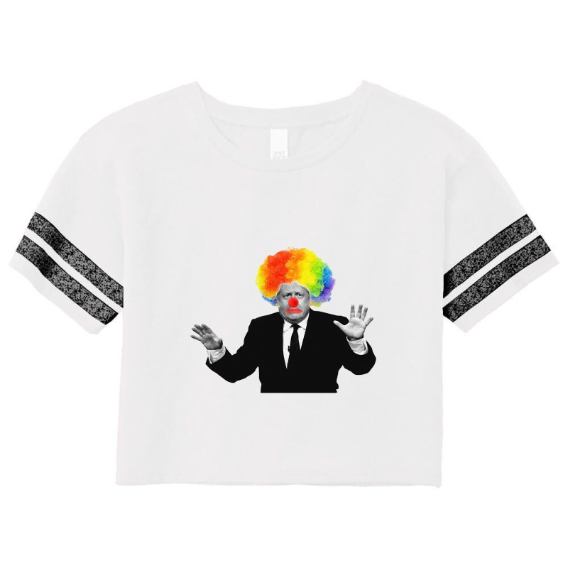 Boris Johnson Clown Scorecard Crop Tee by clairdoodle | Artistshot