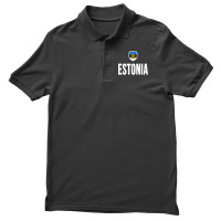 Estonia T Shirt Estonian Flag Eesti Souvenir Love Gift Men's Polo Shirt | Artistshot