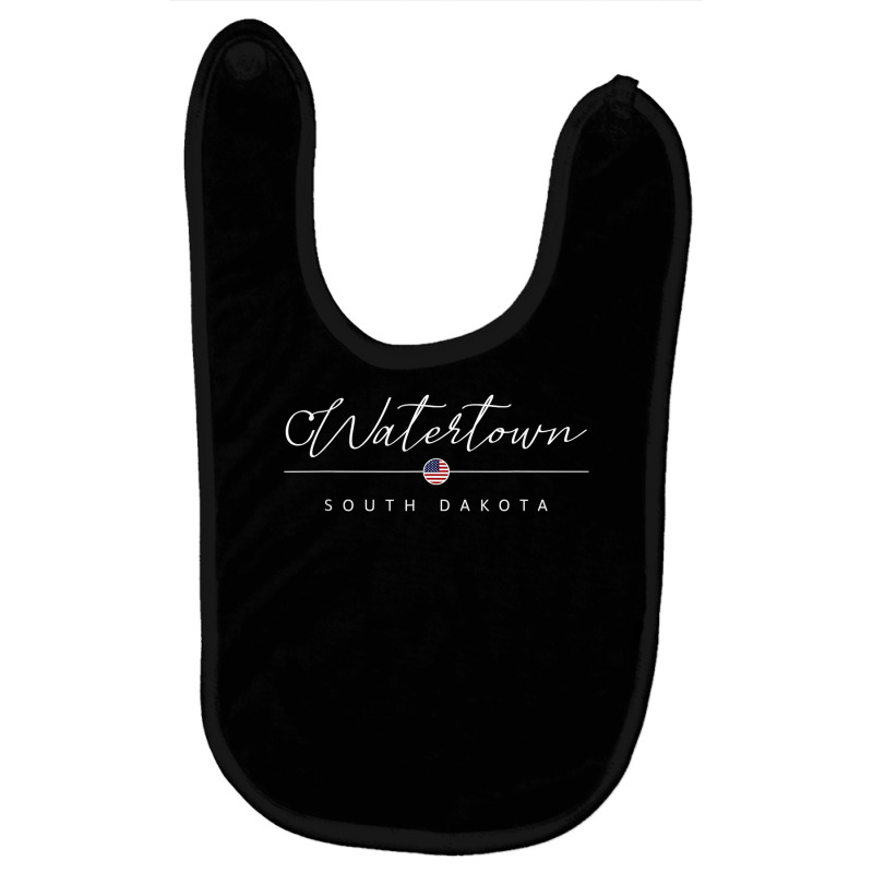 Watertown  South Dakota Sd On Watertown T Shirt Baby Bibs by ardylanda | Artistshot