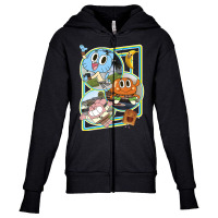 Cn The Amazing World Of Gumball The Boys Youth Zipper Hoodie | Artistshot