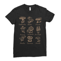 Fungi Mushroom Lover Shirt Mycology Vintage Goth Style T Shirt Ladies Fitted T-shirt | Artistshot