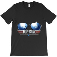 Top Gun Aviator Sunglasses Reflection T-shirt | Artistshot