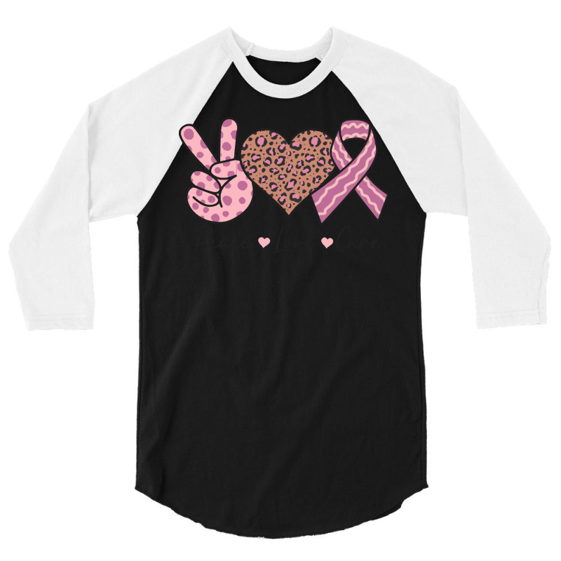 Peace Love Cure T Shirt 3/4 Sleeve Shirt | Artistshot