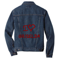 I Love Griselda Men Denim Jacket | Artistshot