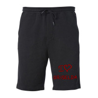 I Love Griselda Fleece Short | Artistshot