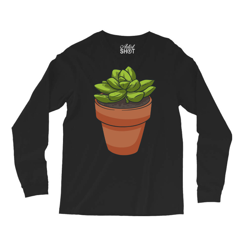 Plant In A Pot Gardening Gardener T Shirt Long Sleeve Shirts | Artistshot