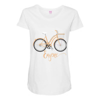 Eugene, Oregon Retro Ladies Bike Riding T Shirt Maternity Scoop Neck T-shirt | Artistshot