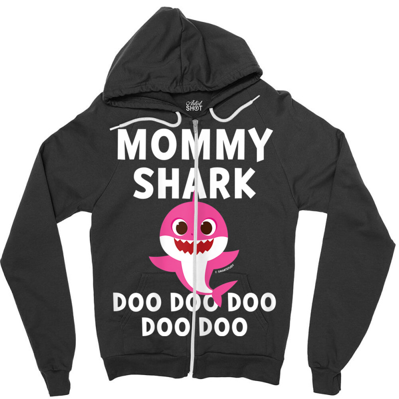 Womens Pinkfong Mommy Shark Official Zipper Hoodie | Artistshot