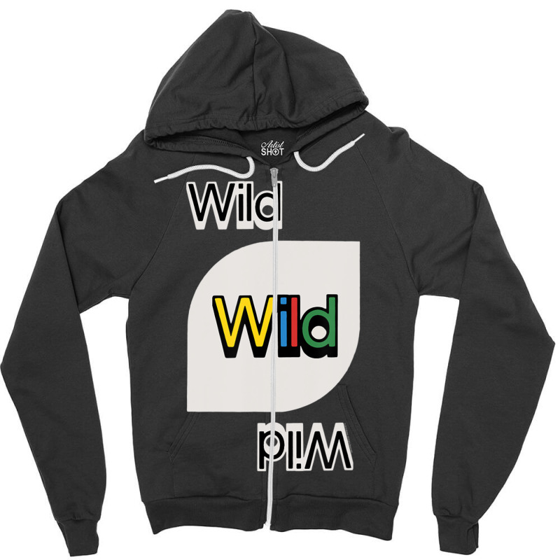 Uno Wild Card Zipper Hoodie by atereabag | Artistshot