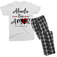 Dia De La Madre Shirt Abuela Eres Amor Incondicional Spanish Zip Hoodi Men's T-shirt Pajama Set | Artistshot