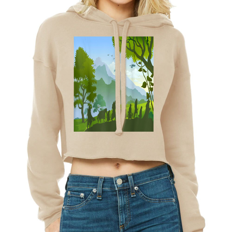 Going On An Adventure To Pop Culture Star Places T Shirt! Cropped Hoodie by cm-arts | Artistshot