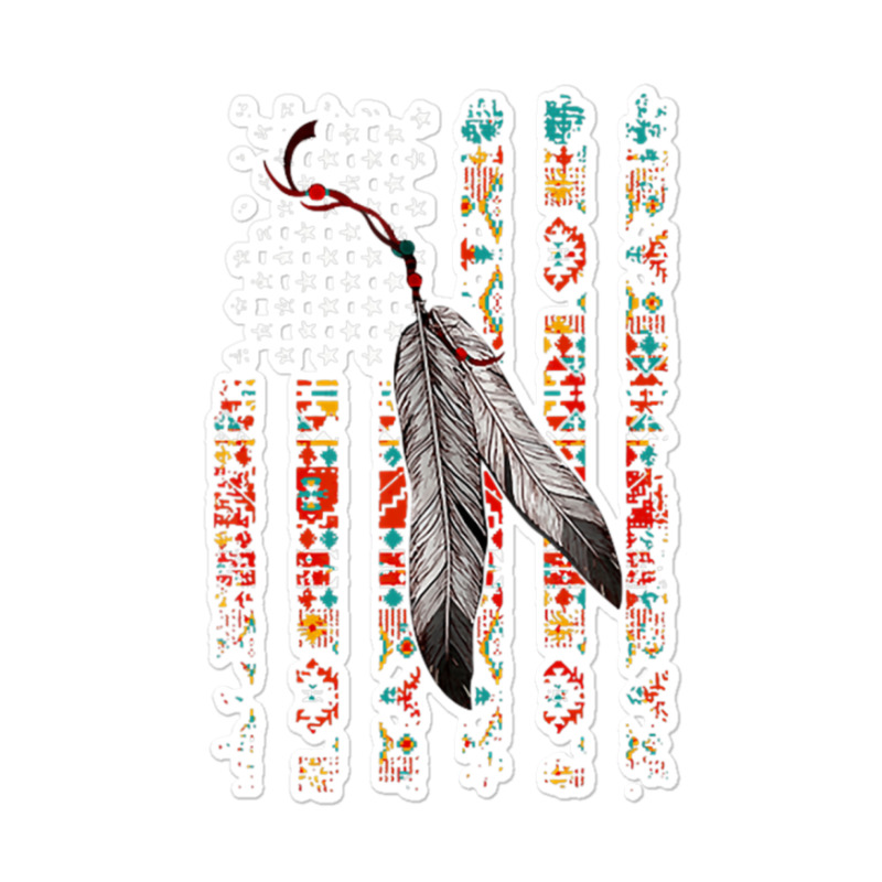 Native American Pride Flag Feather Sticker | Artistshot