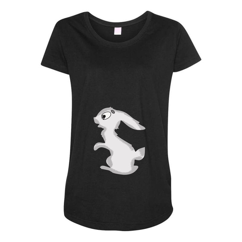 Eating Rabbit Cartoon Animals Causes Pandemics T-shirts Collection Wit Maternity Scoop Neck T-shirt | Artistshot