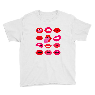 Lips Of Love Youth Tee Designed By Mirazjason