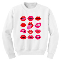 Lips Of Love Youth Sweatshirt | Artistshot