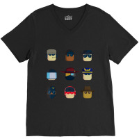 Tower Defense Simulator Frontline Defenders V-neck Tee | Artistshot