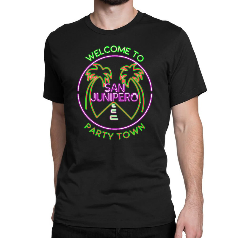 Welcome To San Junipero Classic T-shirt by BLQS Apparel | Artistshot