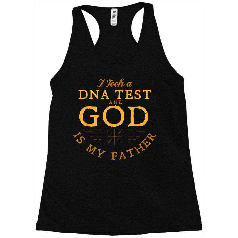 Funny Christian Gift Catholic Pastor God Is My Father Faith Racerback Tank by BenedictAguila | Artistshot