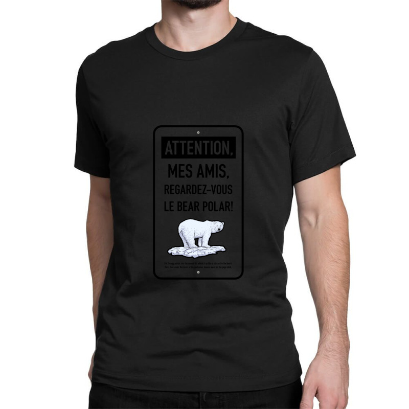 Le Bear Polar Signtransparent Classic T-shirt by cm-arts | Artistshot