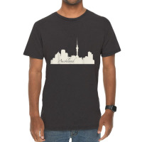 Auckland, New Zealand City Skyline Souvenir Style T Shirt Vintage T-shirt | Artistshot