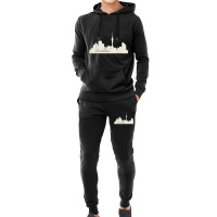 Auckland, New Zealand City Skyline Souvenir Style T Shirt Hoodie & Jogger Set | Artistshot