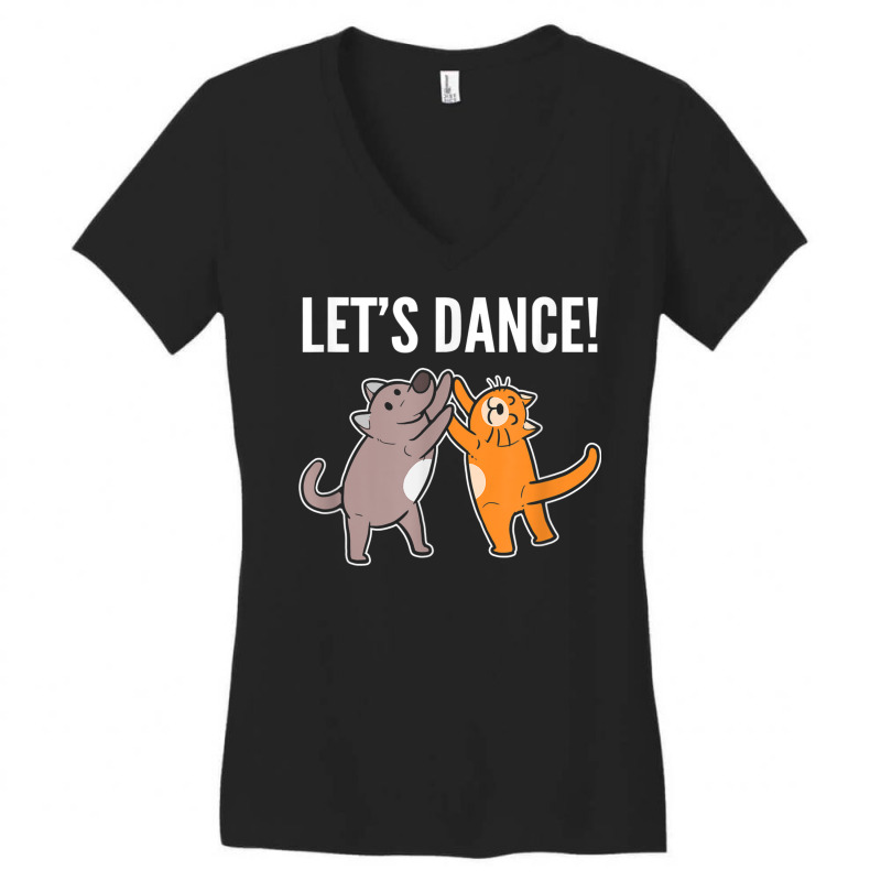 Let's Dance Latino Or Latina Women's V-Neck T-Shirt by Sombre | Artistshot