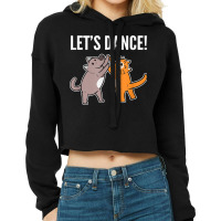 Let's Dance Latino Or Latina Cropped Hoodie | Artistshot