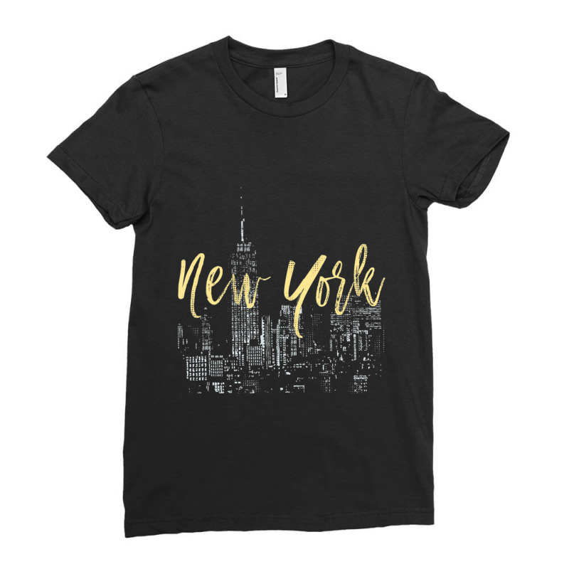 New York City Ladies Fitted T-Shirt by Kosdapen517 | Artistshot