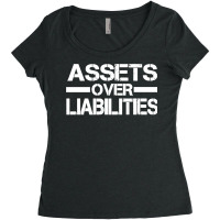 Assets Over Liabilities Men's Pullover Hoodie Women's Triblend Scoop T-shirt | Artistshot