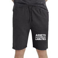 Assets Over Liabilities Men's Pullover Hoodie Vintage Short | Artistshot