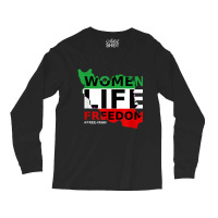 Free Iran Women Life Freedom Stand With Persian Women,iran T Shirt Long Sleeve Shirts | Artistshot