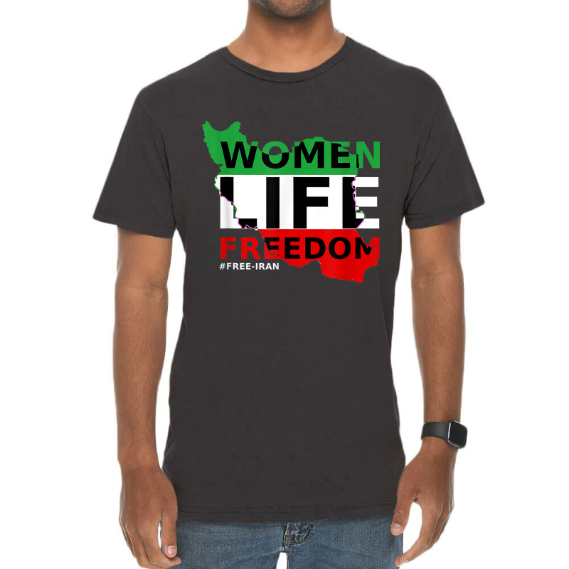 Free Iran Women Life Freedom Stand With Persian Women,iran T Shirt Vintage T-shirt | Artistshot