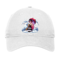 Two Ghost Cute Perone Adjustable Cap | Artistshot