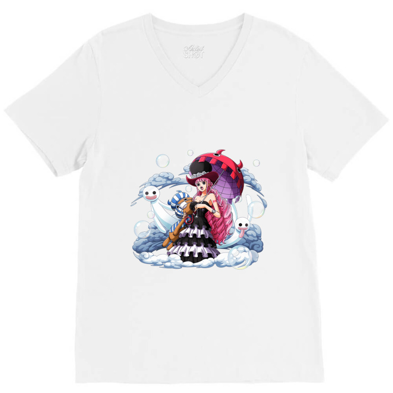 Two Ghost Cute Perone V-neck Tee | Artistshot