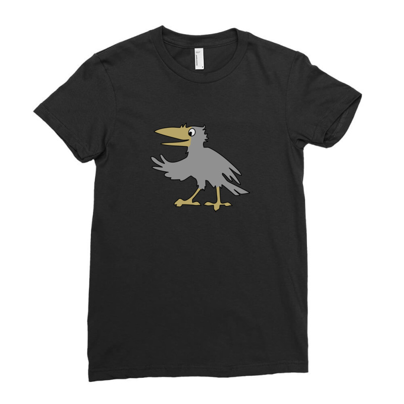 Eating Birds Cartoon Animals Causes Pandemics T-shirts Collection With Ladies Fitted T-Shirt by RobinIntorcia | Artistshot