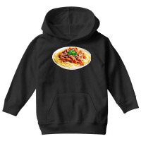 Spaghetti Bolognese Meatball Costume Last Minute Halloween Youth Hoodie | Artistshot