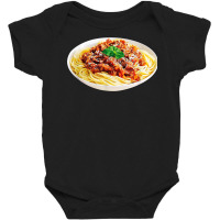 Spaghetti Bolognese Meatball Costume Last Minute Halloween Baby Bodysuit | Artistshot