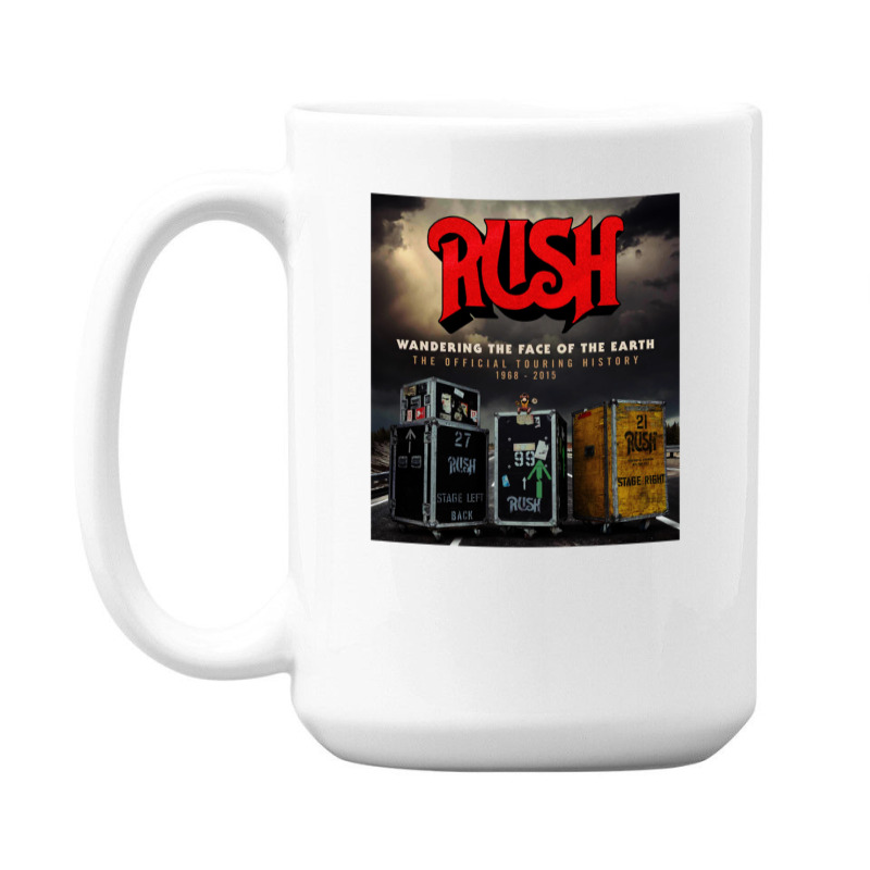 Rush' Wandering The Of The Earth 15 Oz Coffee Mug | Artistshot