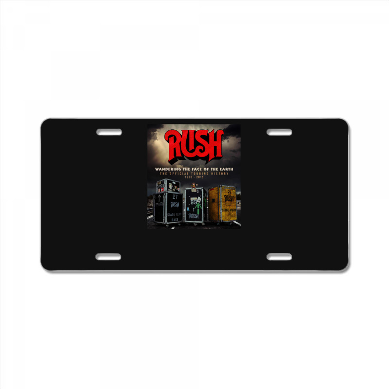 Rush' Wandering The Of The Earth License Plate | Artistshot