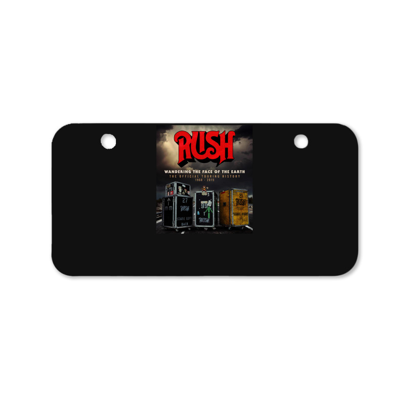 Rush' Wandering The Of The Earth Bicycle License Plate | Artistshot