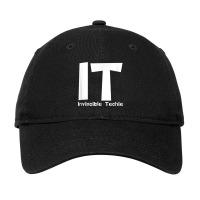 Invincible Techie Computer Information Technology Adjustable Cap | Artistshot