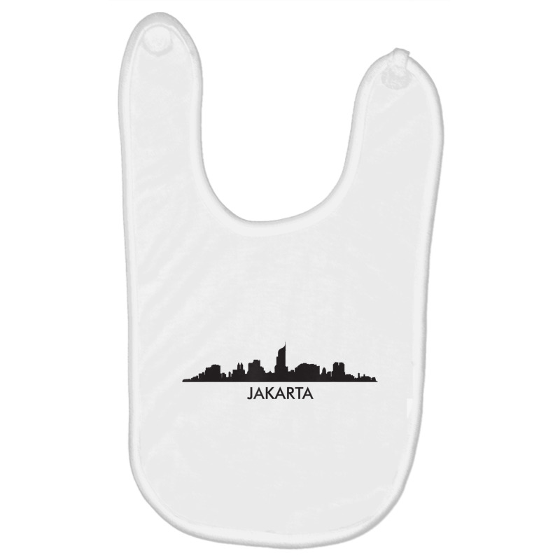 Jakarta Indonesia Skyline T Shirt Baby Bibs | Artistshot