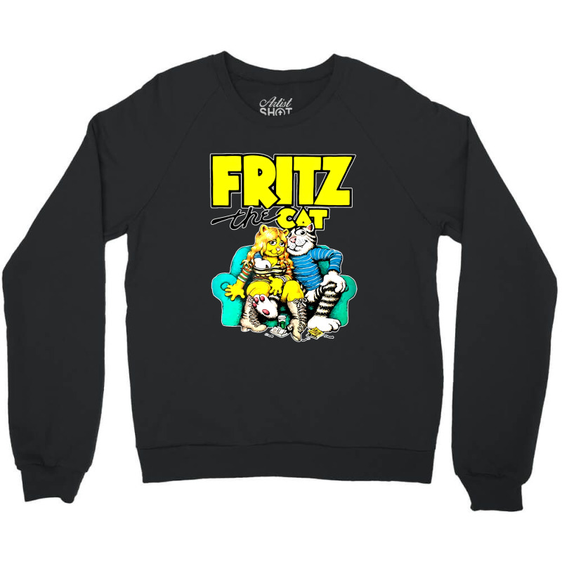 Fritz-the-cat-retro-adult-cartoon-fan- Crewneck Sweatshirt by KennethSteele | Artistshot