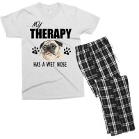 My Therapy Has A Wet Nose Men's T-shirt Pajama Set | Artistshot