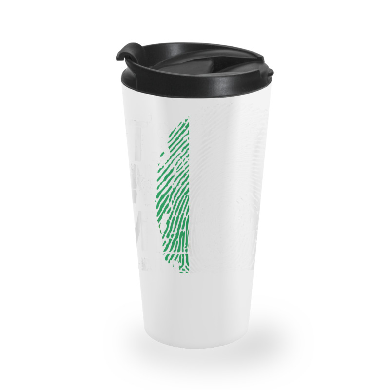 Italian Pride Fingerprint - It_s In My Dna Italy Flag Travel Mug by JamesPlyler | Artistshot