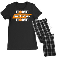 Home Sweet Home Tennessee  Orange State Flag White Tee Women's Pajamas Set | Artistshot